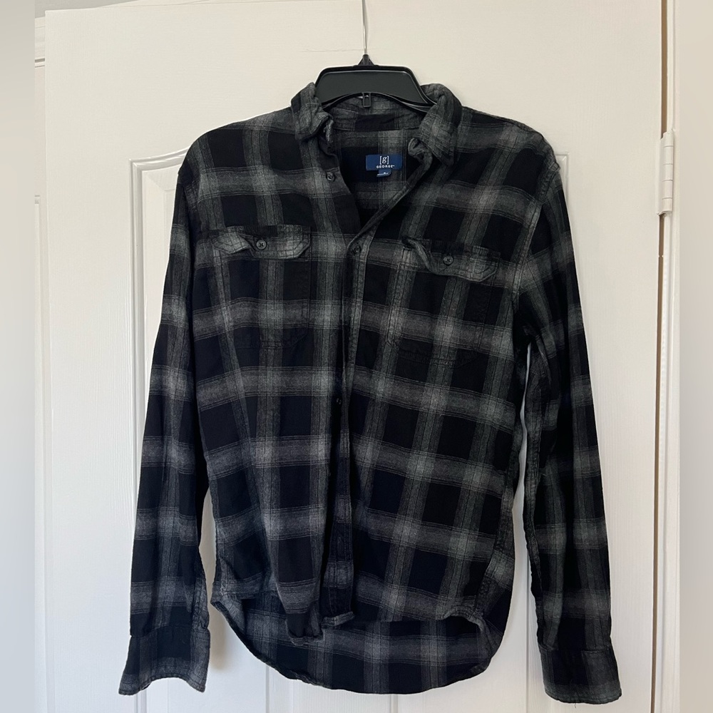 Black and Grey Flannel
